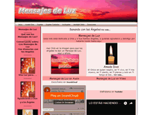 Tablet Screenshot of mensajesdeluz.com.ve